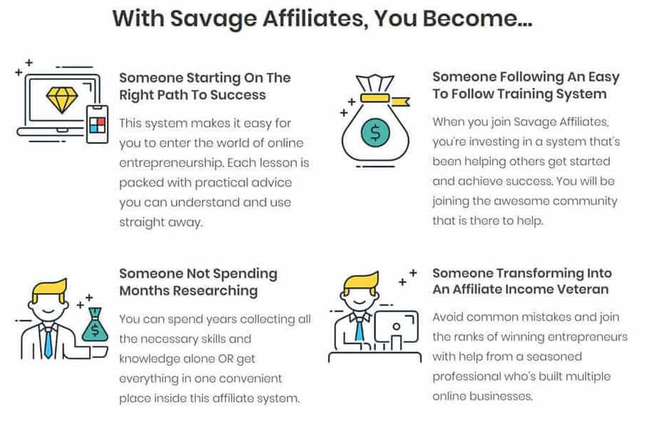 savage affiliates course overview
