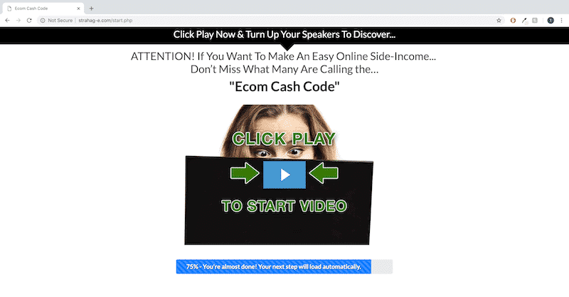ecom cash code video preview