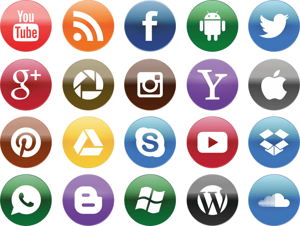 social media symbols