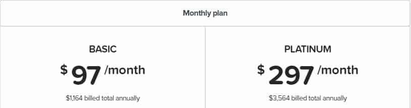 clickfunnels pricing options monthly plan